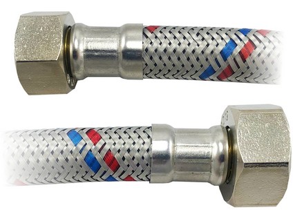 Nerezová opletená flexi hadička  M x M